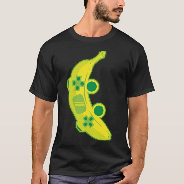 Camiseta Tecnologia de Comida para jogadores de controlador (Frente)