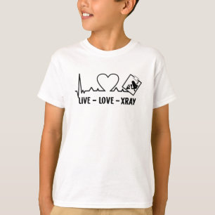 Camiseta Tecnologia de Enfermeira Tecnológica Live Love Xra