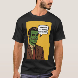 Camiseta Tecnologia de IA Zumbi da Cultura Pop