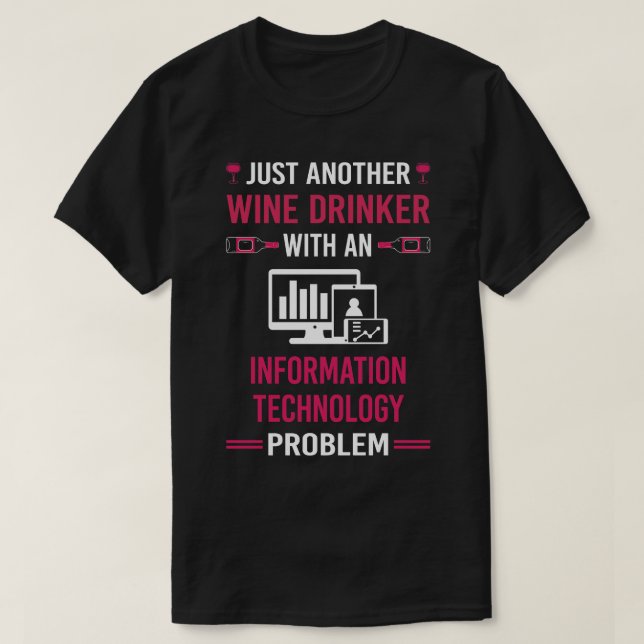 Camiseta Tecnologia de informação para os consumidores de v (Frente do Design)