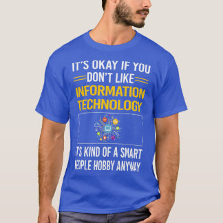 Camiseta Tecnologia de informações inteligente de Pessoas e