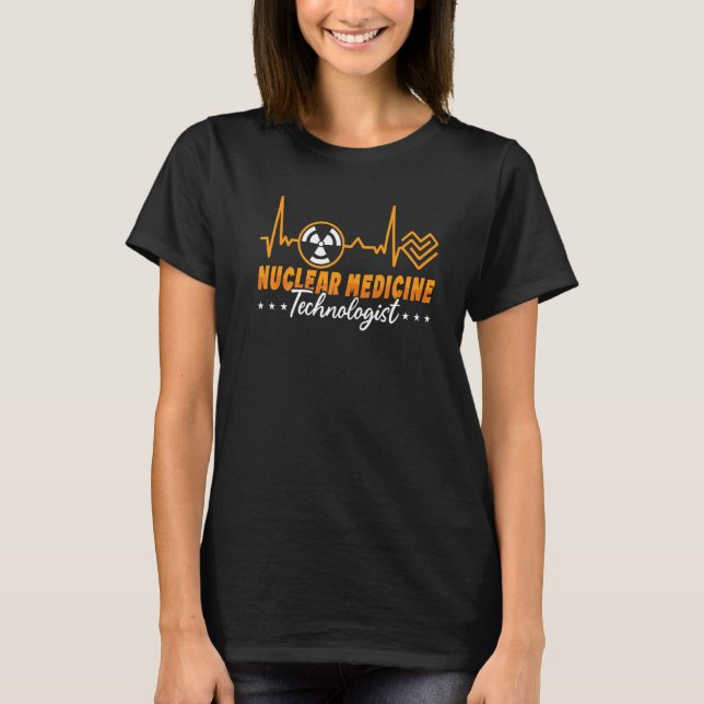 Camiseta Tecnologia de Medicina Nuclear Xray Tech Rad Techs (Frente)