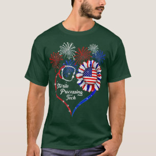 Camiseta Tecnologia De Processamento Estéril Patriótico 4 D