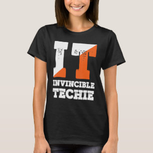 Camiseta Tecnologia de programação de computador invencível