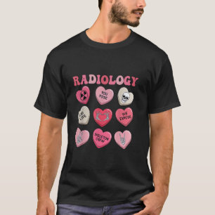 Camiseta Tecnologia de Radiologia Xray Tech Candy Heart Val