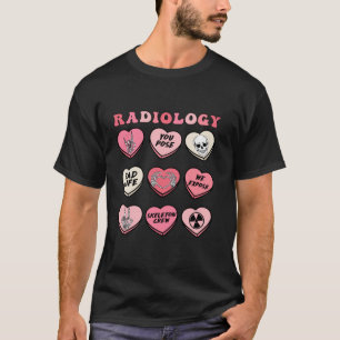 Camiseta Tecnologia de Radiologia Xray Tech Candy Heart Val
