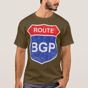 Camiseta Tecnologia de TI de rede BGP de rota