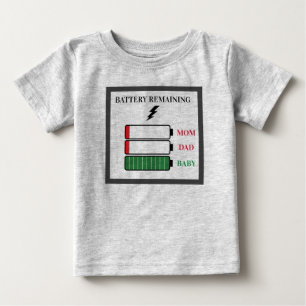 Camiseta Tecnologia de vida útil da bateria de Cheio perso