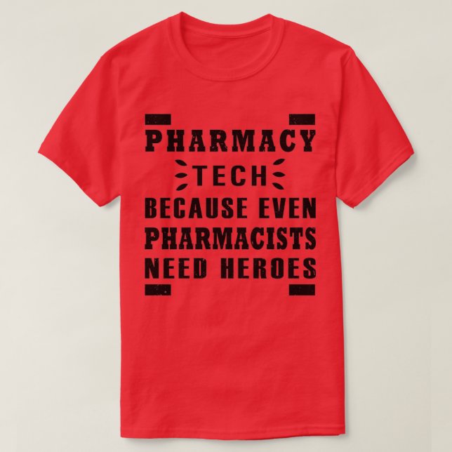 Camiseta tecnologia farmacêutica porque até os farmacêutico (Frente do Design)