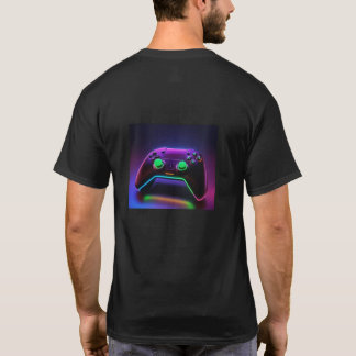 Camiseta Tecnologia Futurística do Gamepad