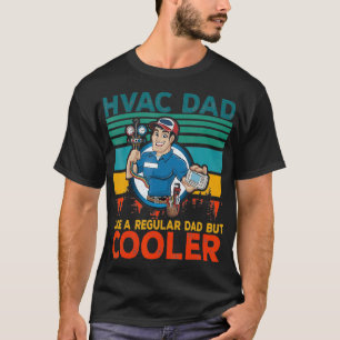 Camiseta Tecnologia HVAC de Dia de os pais Feliz do Pai Vin