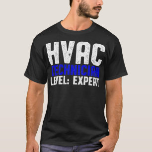 Camiseta Tecnologia HVAC Nível Funny HVAC Tech