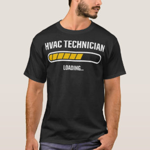 Camiseta Tecnologia HVAC no Treinamento Carregando Técnico
