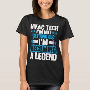 Camiseta Tecnologia HVAC Vintage HVAC Tech não está envelhe