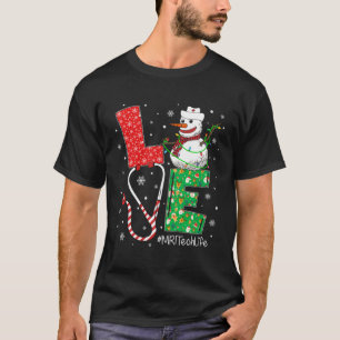 Camiseta Tecnologia Mri Tech Christmas Snow Love Tech Life