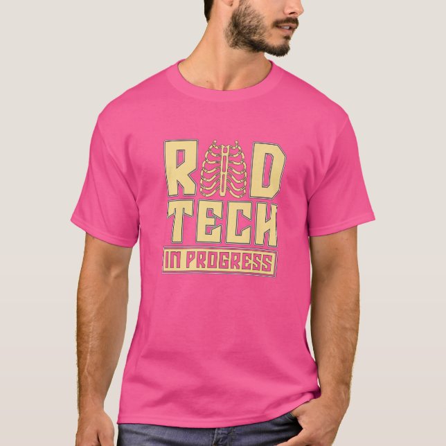 Camiseta Tecnologia Rad Tech em Andamento Xray Rad Techist  (Frente)