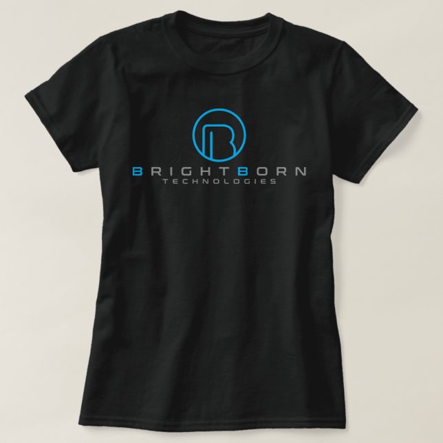 Camiseta Tecnologias pretas órfãos de Brightborn (Frente do Design)