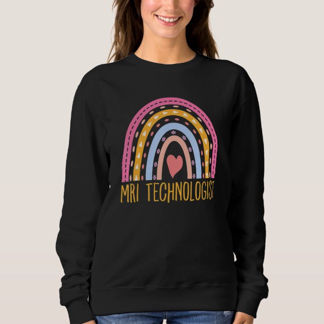 Camiseta Tecnologista de Rainbow de Radiologia de Ressonânc (Frente)