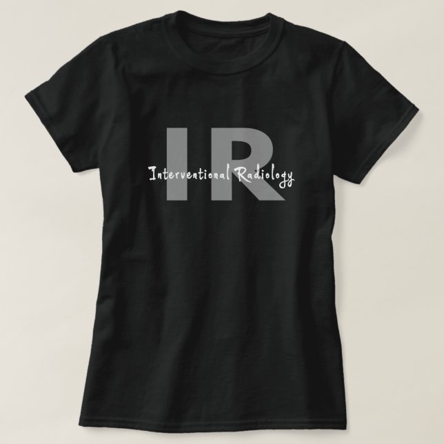 Camiseta Tecnólogo de Radiologia Interventiva (Frente do Design)