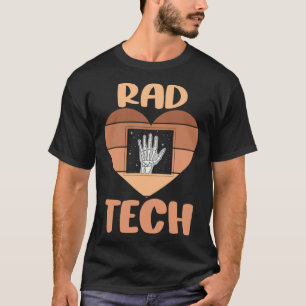 Camiseta Tecnólogo de Radiologia Negro Semana do Rad Tech X