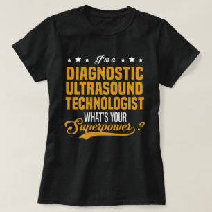 Camiseta Tecnólogo de ultrassons de diagnóstico