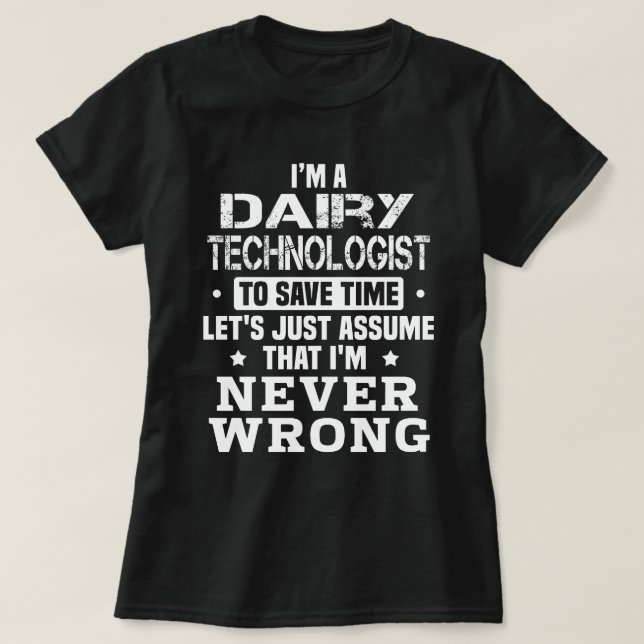 Camiseta Tecnólogo do Leite (Frente do Design)