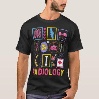Camiseta Tecnólogo em Radiologia Retro Tecnólogo em Rad Cut