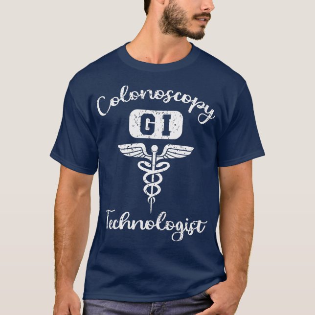 Camiseta Tecnólogo Tecnológico de Colonoscopia Gastroentero (Frente)