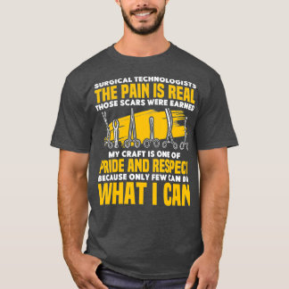 Camiseta Tecnólogos Cirúrgicos A Dor É Orgulho Real