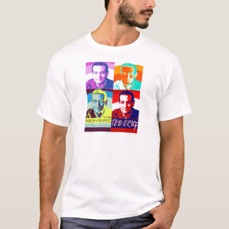 Camiseta Ted Cruz: Cores corajosas, nenhuns Pastels pálidos