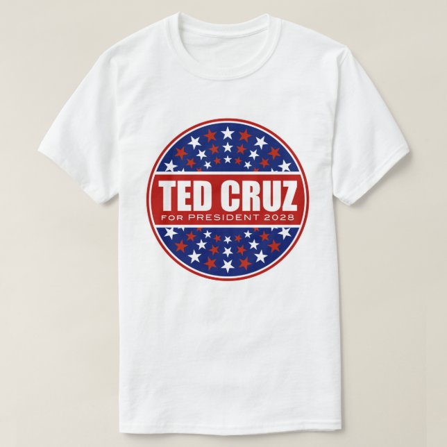 Camiseta Ted Cruz Presidente 2028 (Frente do Design)