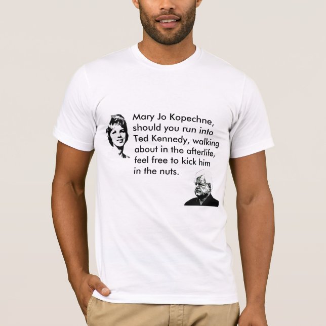 Camiseta Ted Kennedy deve olhar para fora (Frente)