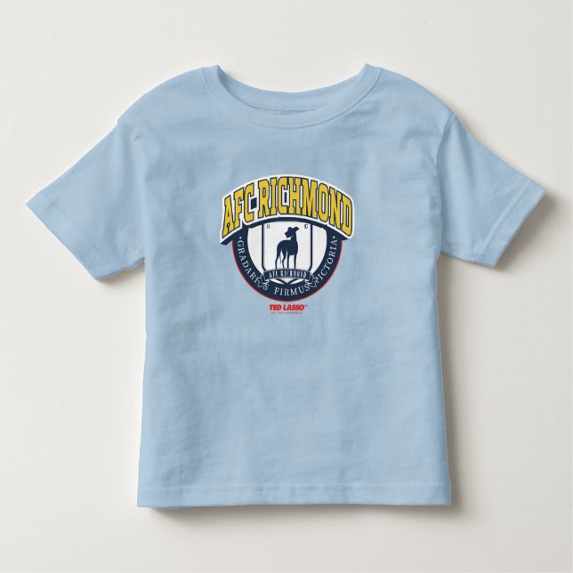 Camiseta Ted Lasso | AFC Richmond Crachá do círculo atlétic (Frente)