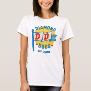 Camiseta Ted Lasso Gráfico da Pensão de Cães Diamantes