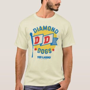 Camiseta Ted Lasso   Gráfico da Pensão de Cães Diamantes