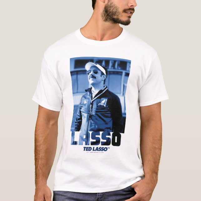 Camiseta Ted Lasso | Gráfico de retrato de laço (Frente)