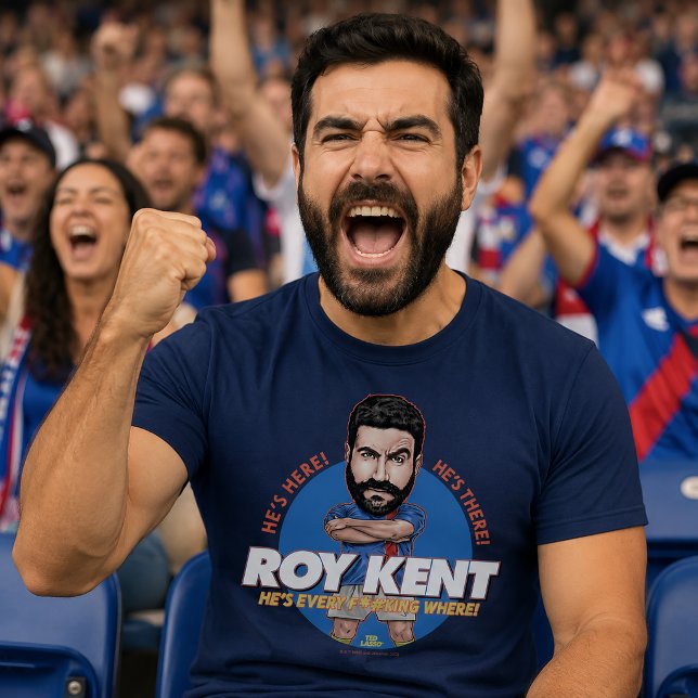 Camiseta Ted Lasso | Roy Kent Boneco Cabeçudo (Simulated person wearing shirt)
