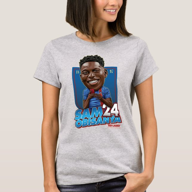 Camiseta Ted Lasso | Sam Obisanya Bobblehead (Frente)