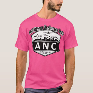 Camiseta Ted Stevens Anchorage Código do Aeroporto Internac