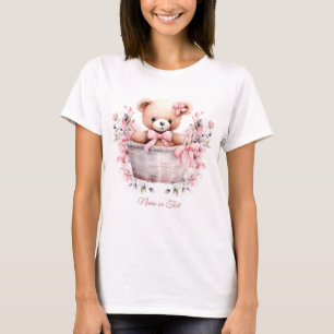 Camiseta Teddy Bear Baby Girl Flowant