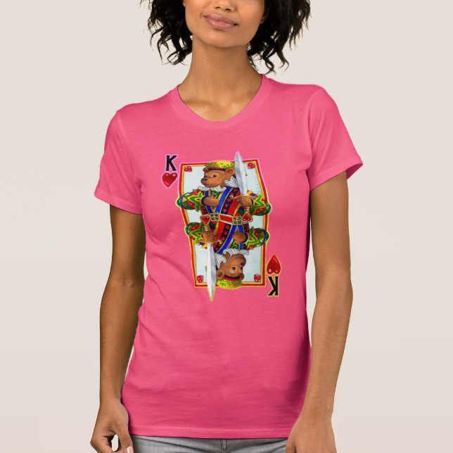 Camiseta Teddy Bear King of Hearts (Frente)