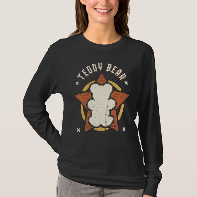 Camiseta Teddy Bear Vintage Retro Classic (Frente)