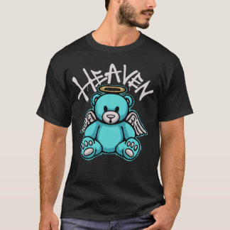 Camiseta Teddy Bear with Angel Wings and Halo Streetwear