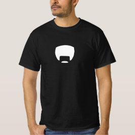 Camiseta Tee Afro-Stache Preto