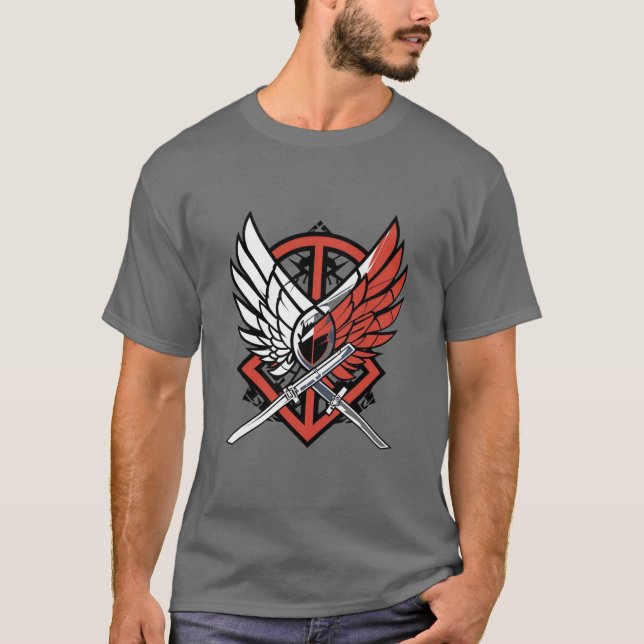 Camiseta Tee Anime de Blades Gêmeos (Frente)