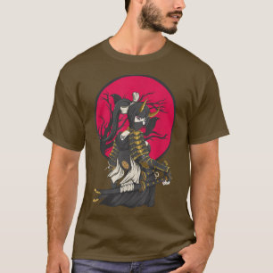Camiseta Tee Anime Girl Samurai - Ninja Mart