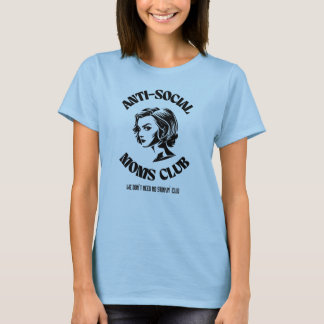 Camiseta Tee Anti-Social Mães Club