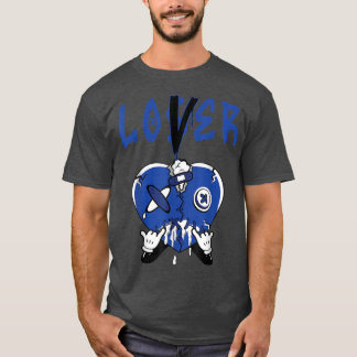 Camiseta Tee Azul Racio 5 Para Corresponder Perdedor Lover 