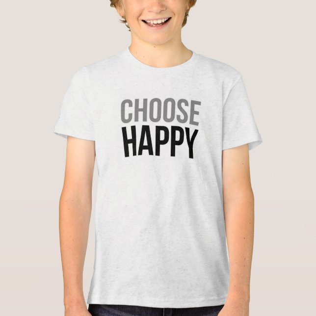 Camiseta Tee "Choose Happy" (Frente)