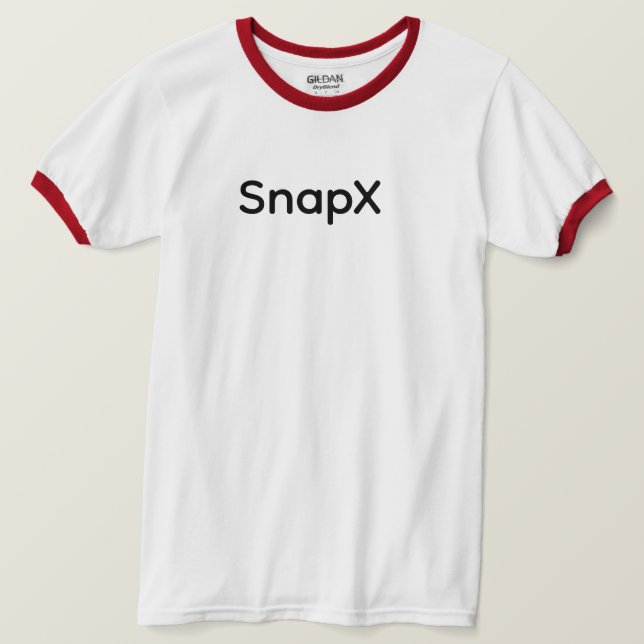 Camiseta Tee Clássica do SnapX (Frente do Design)